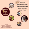 Digitale patronen honden Signature Dogs Series: The Premiere Set. Complete Bundel