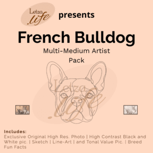 Digitale patronen Franse Bulldog artist pack
