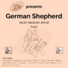 Digitale patronen Duitse Herder artist pack