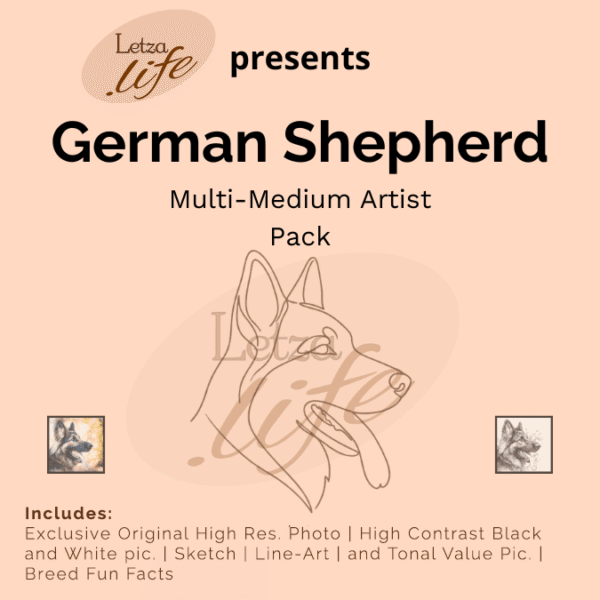 Digitale patronen Duitse Herder artist pack