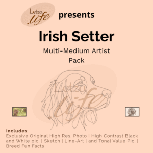 Digitale patronen Ierse Setter artist pack
