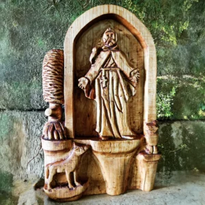 Kat schilderij olieverf (50×40 cm) - "Stille Aandacht"